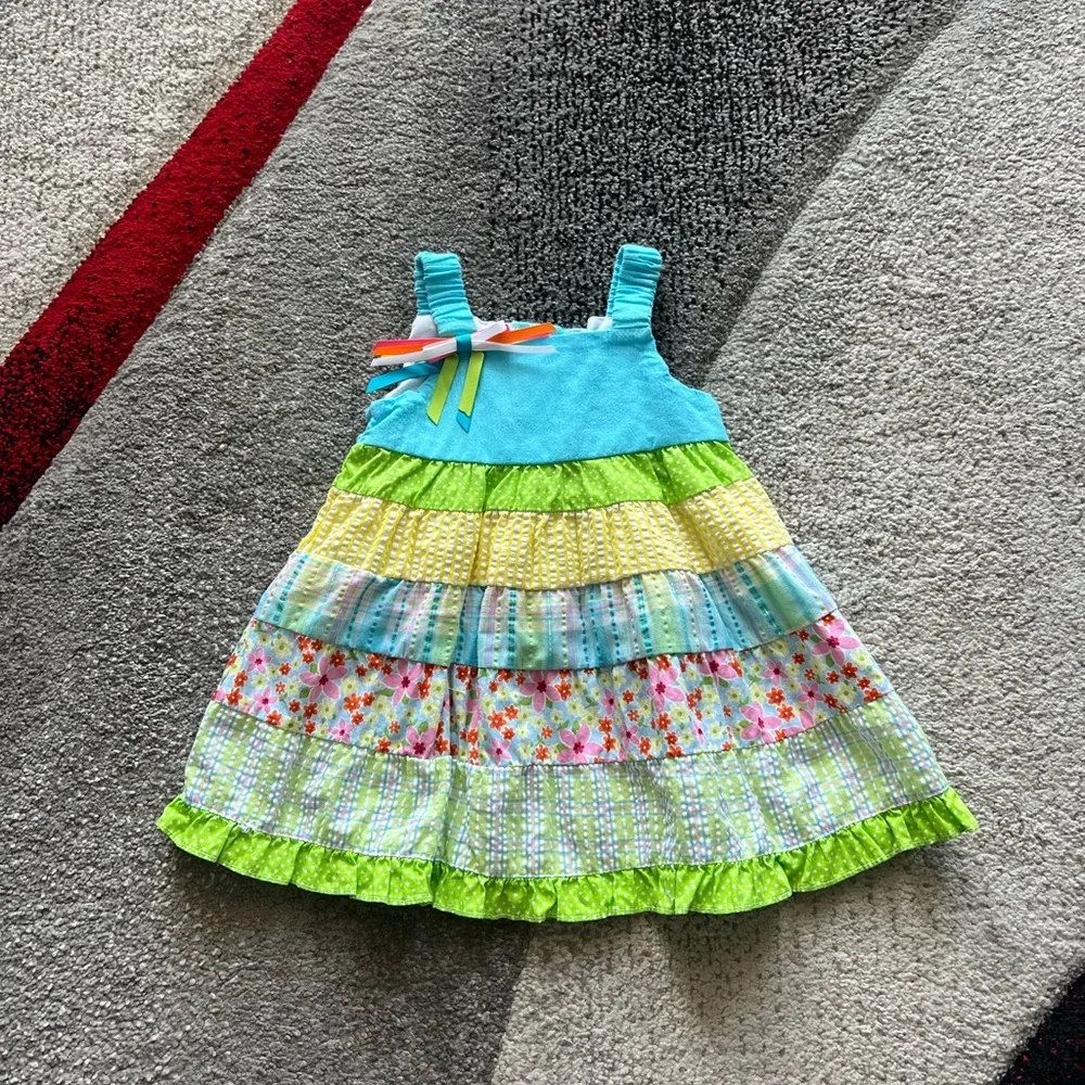 Assorted Girls 3PC 12M Summer Dresses Bundle - Picture 8 of 10